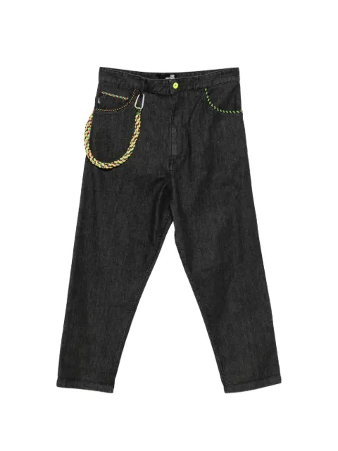 Moschino Pre-Owned 2000s braided-chain jeans