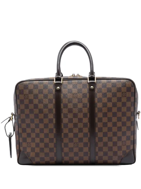 Louis Vuitton Pre-Owned 2010 Damier Ebene Porte Documents Voyage GM business bag
