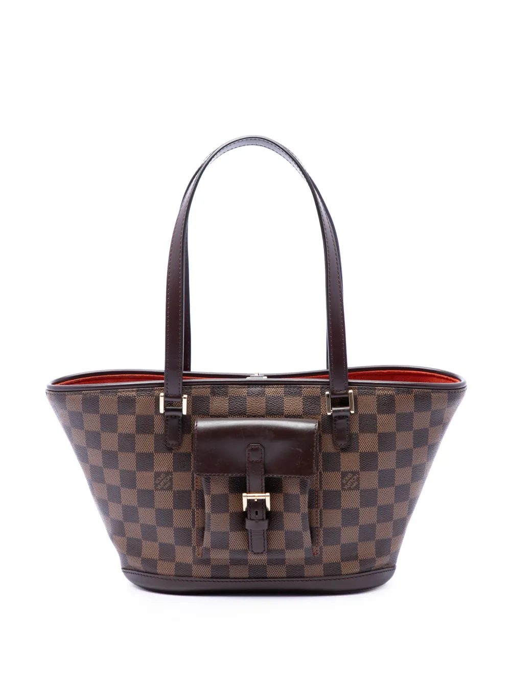 Louis Vuitton Pre-Owned 2004 Damier Ebene Manosque PM shoulder bag - Brown