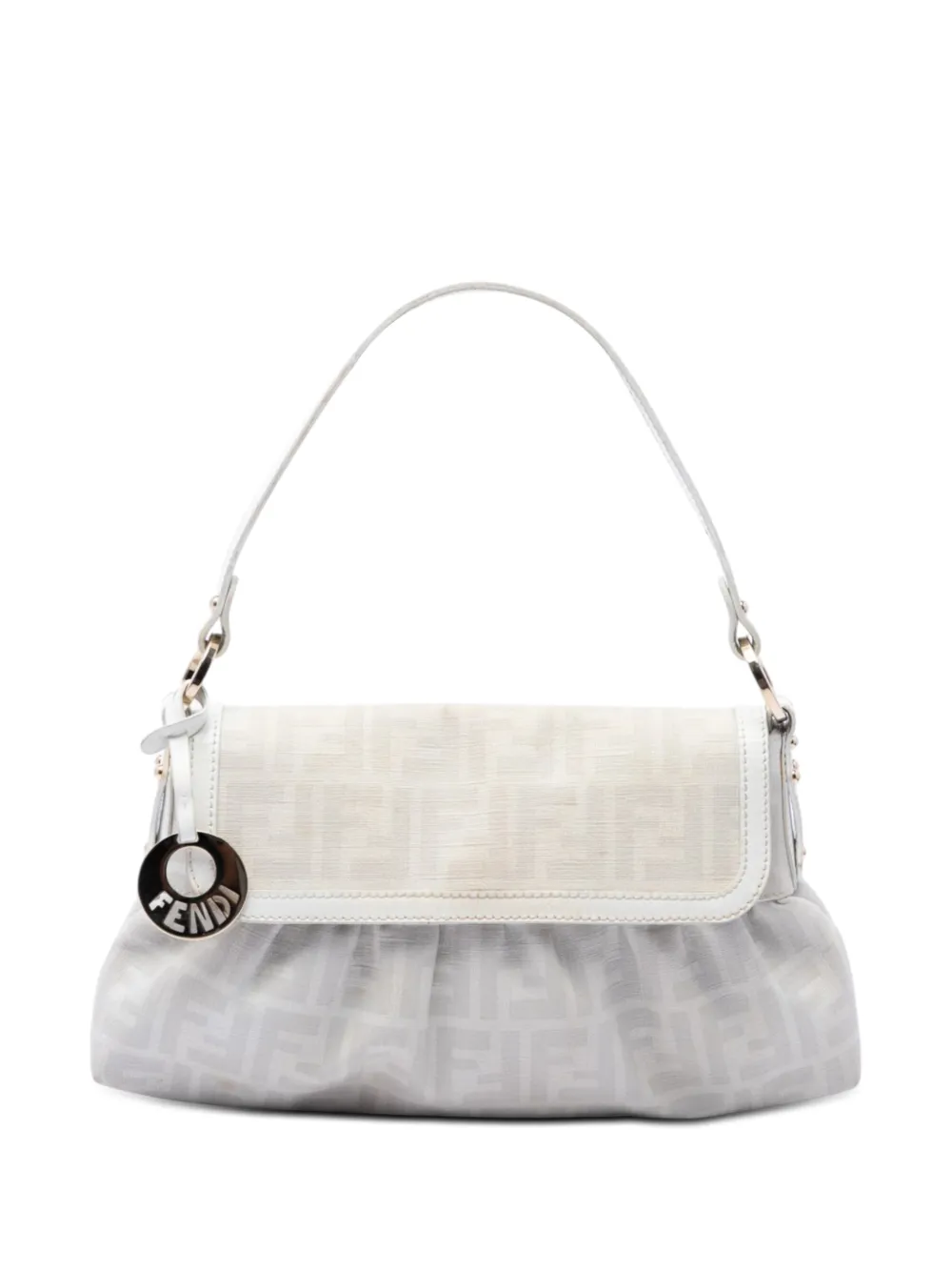 Fendi Pre-Owned 2010-2026 Small Zucca Coated Canvas Chef shoulder bag - Brown