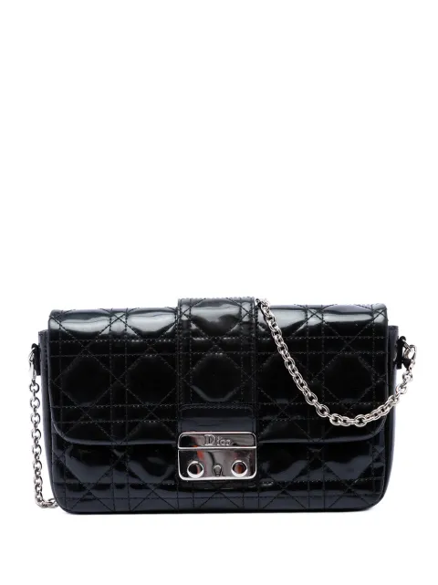 Christian Dior Pre-Owned 2012 Patent Cannage Miss Dior Promenade crossbody bag