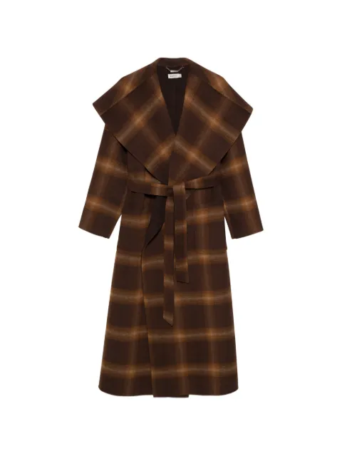 SIMKHAI  manteau Mulhollond à carreaux en laine 