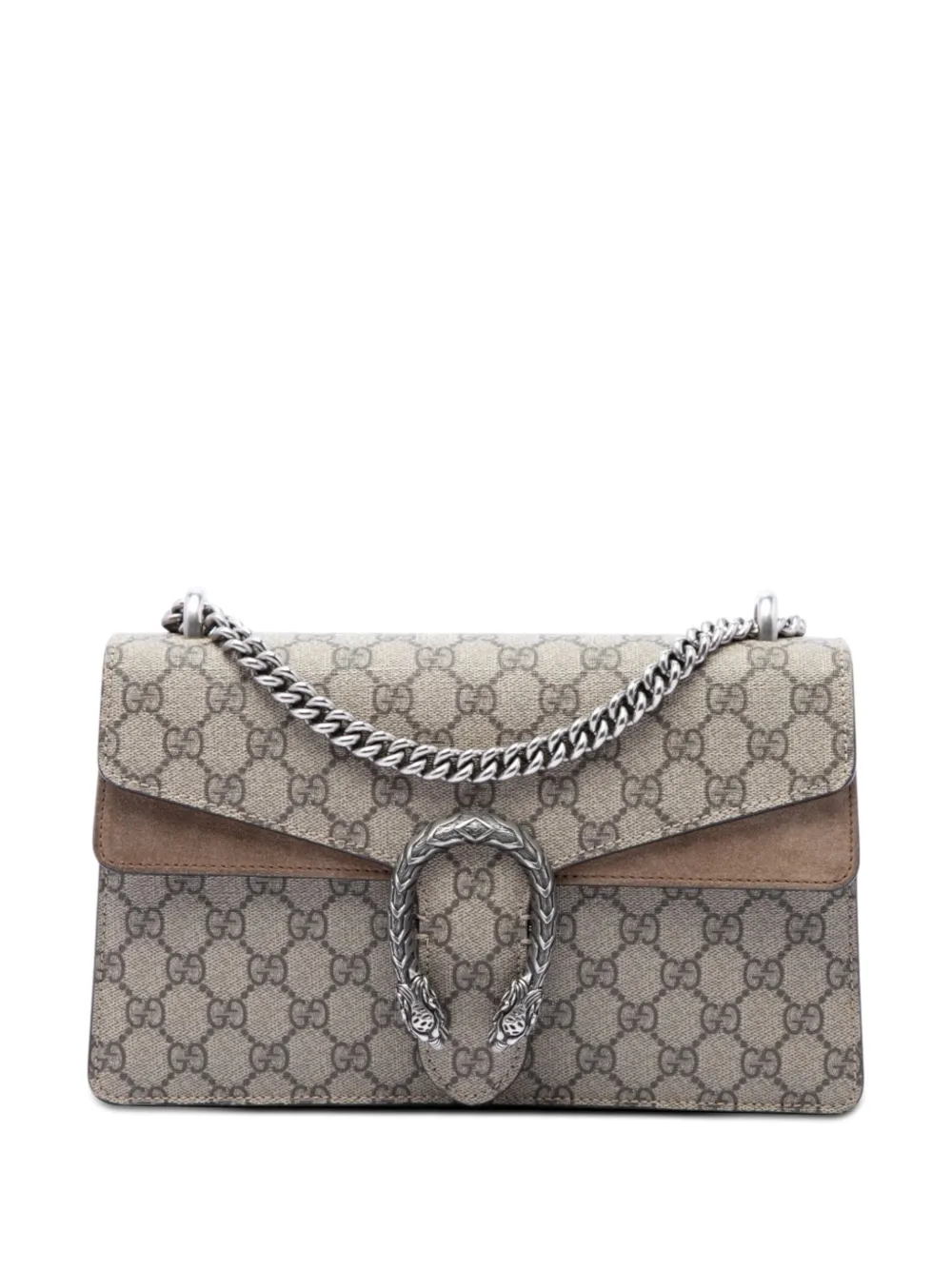 Gucci Pre-Owned 2016-2026 Medium GG Supreme Dionysus shoulder bag - Nude