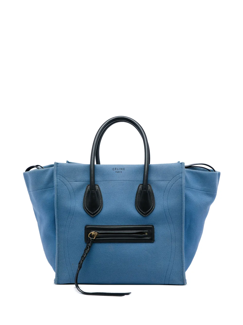 Celine Pre-Owned 2016 Medium Denim Phantom Luggage tote bag - Blue