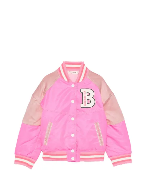 Billieblush logo-patch panelled jacket