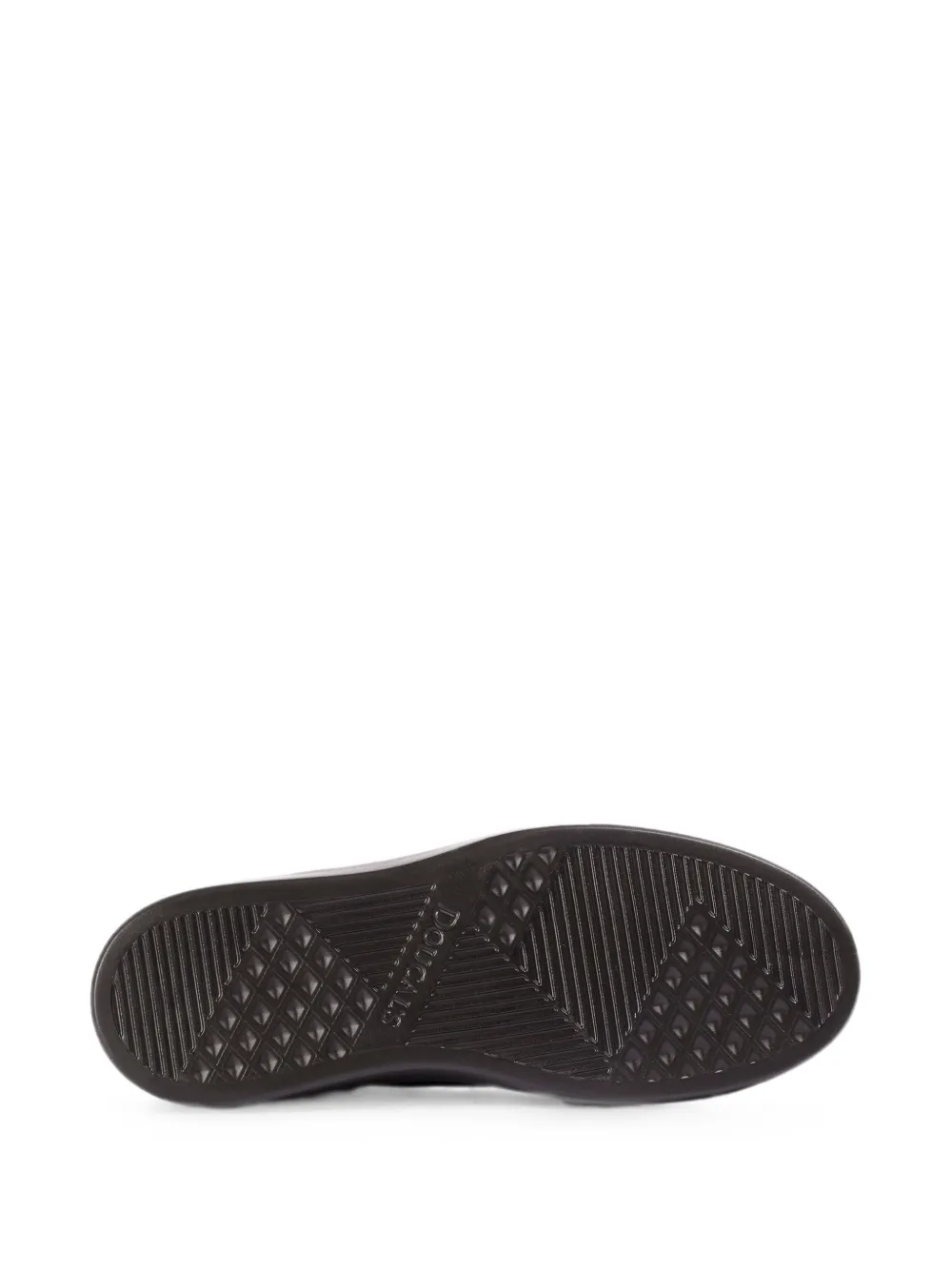 Doucal's pebbled-texture low-top sneakers Bruin