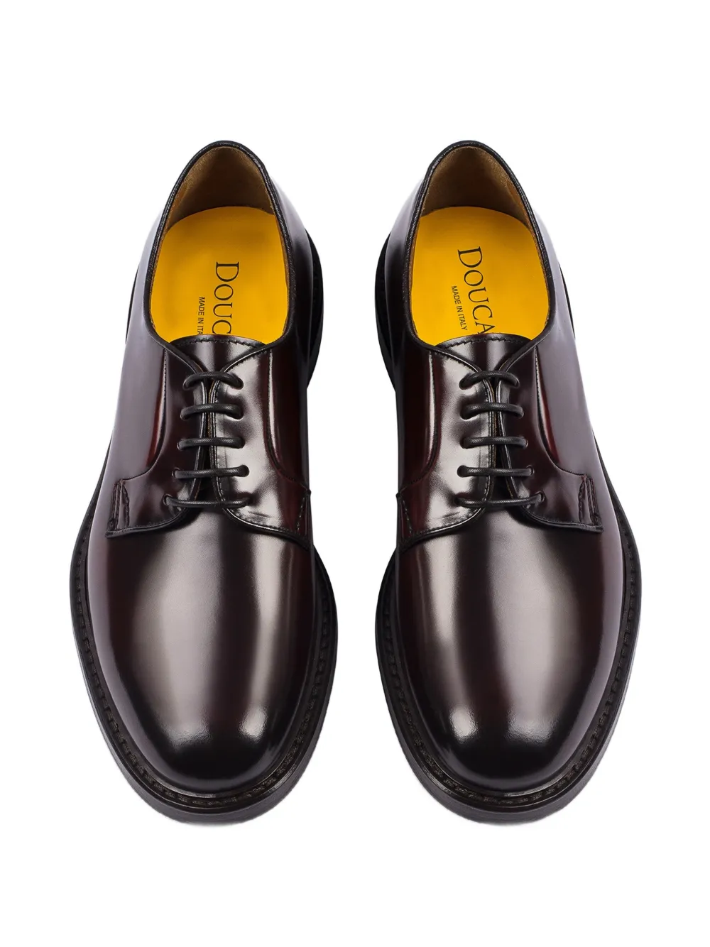 Doucal's Leren derby schoenen Bruin
