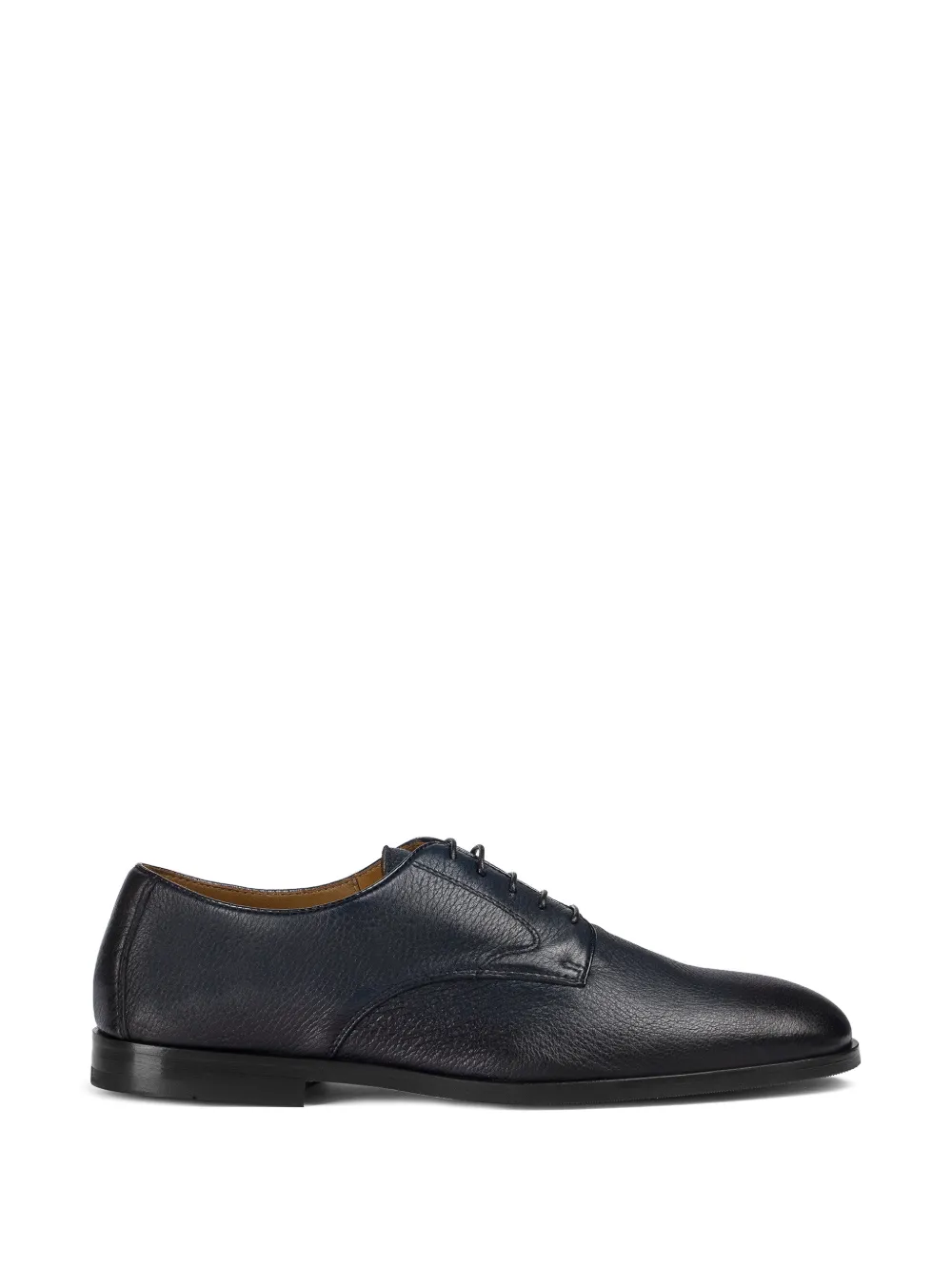 Doucal's deerskin Derby shoes Blauw
