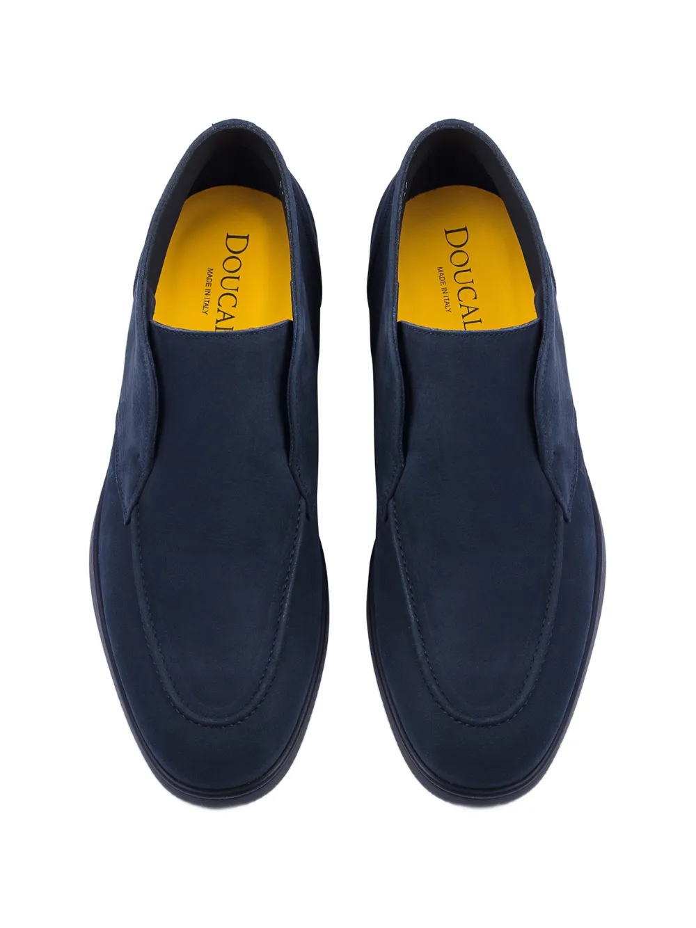 Doucal's suede slip-on ankle boots Blauw