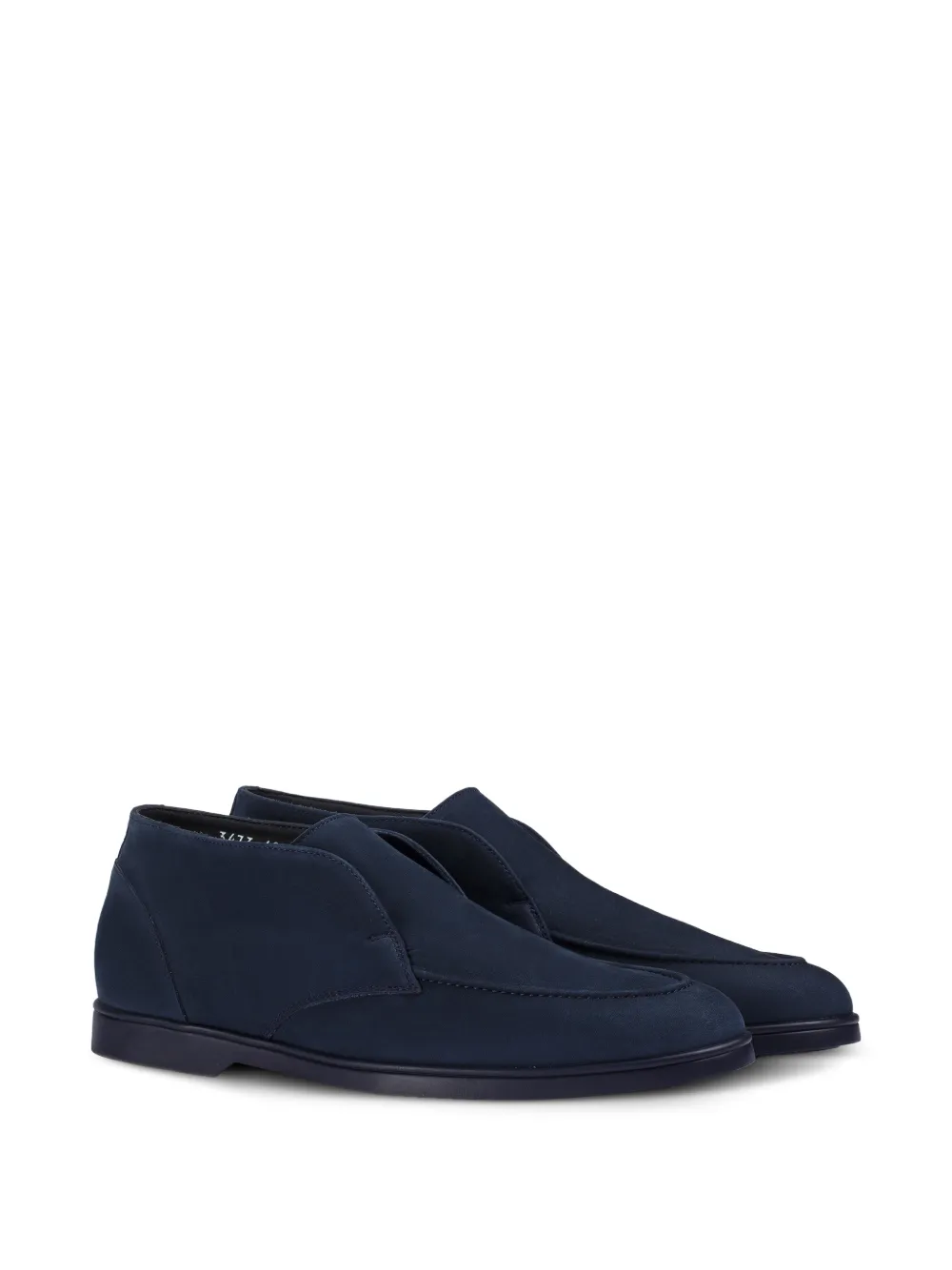 Doucal's suede slip-on ankle boots Blauw