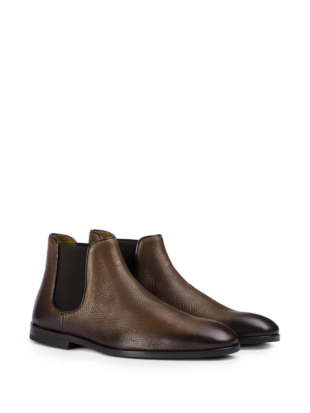 Doucal's grainy-effect ankle boots Bruin