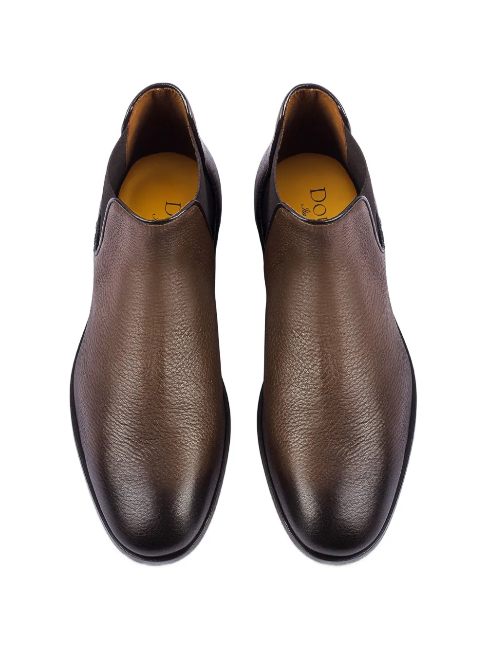 Doucal's grainy-effect ankle boots Bruin