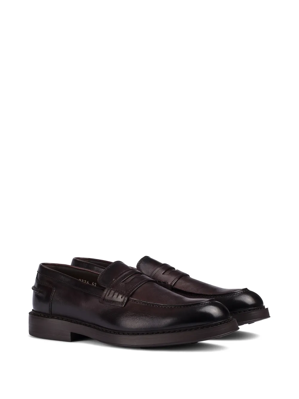 Doucal's leather penny loafers Bruin