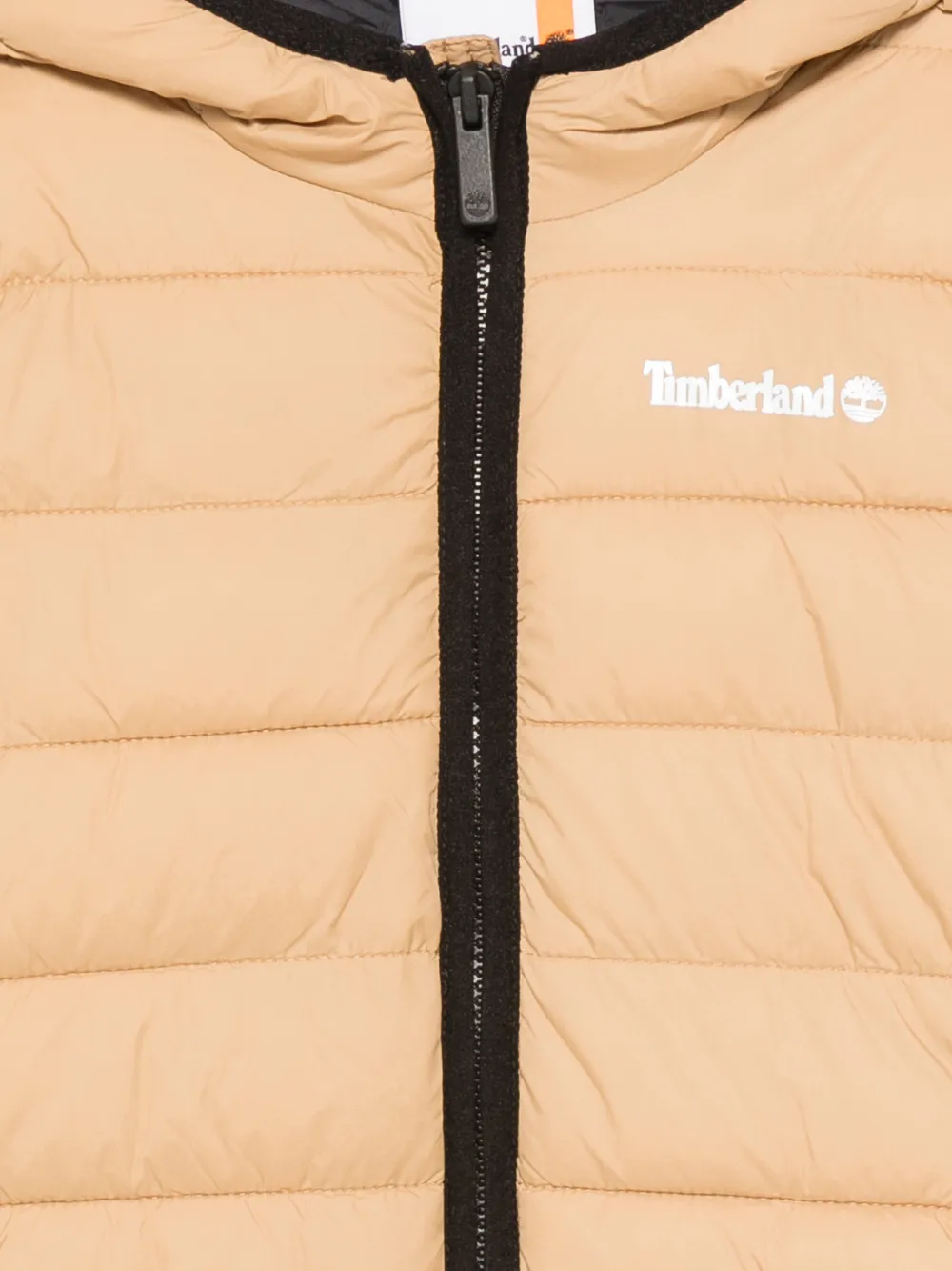 Timberland Kids Gevoerd jack met capuchon Beige