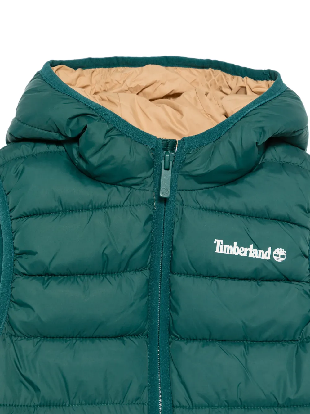 Timberland Kids Bodywarmer met capuchon Groen