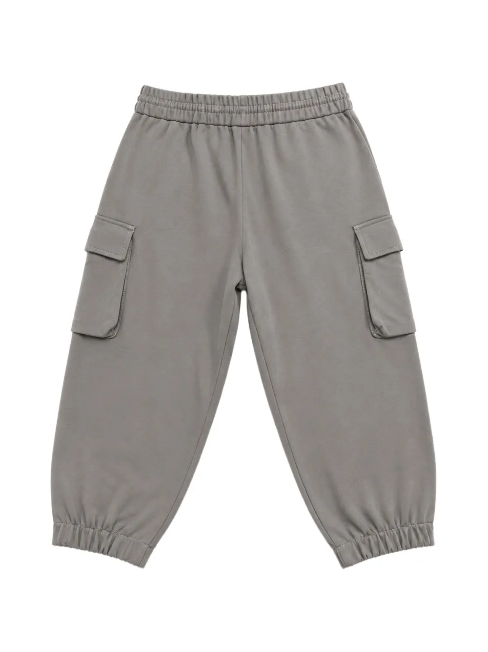DONDUP KIDS Elastische cargo broek Grijs