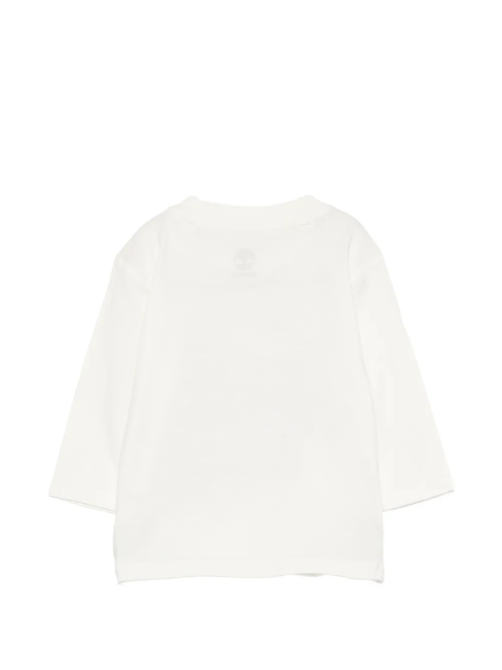 Timberland Kids T-shirt met grafische print en lange mouwen Wit