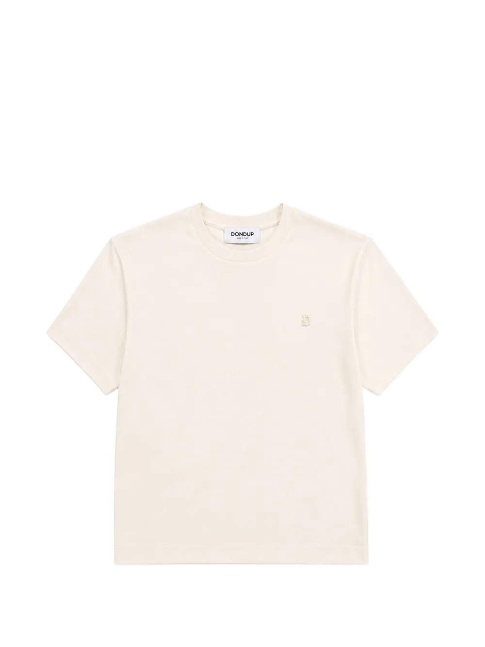 DONDUP KIDS embroidered-logo T-shirt - Weiß