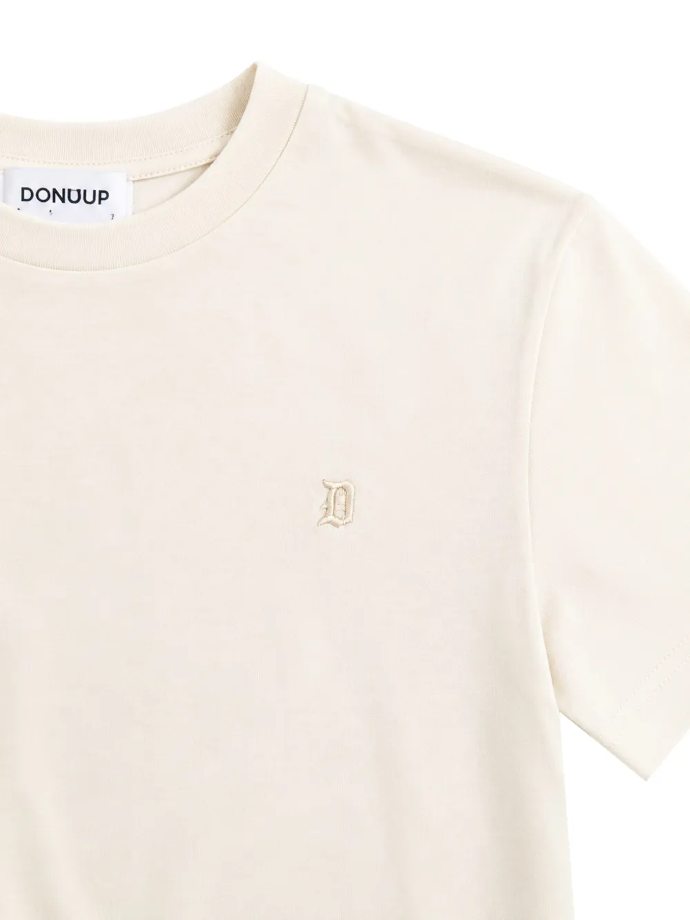 DONDUP KIDS T-shirt met geborduurd logo Wit
