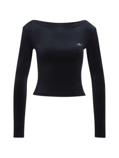 adidas top de velour con espalda abierta