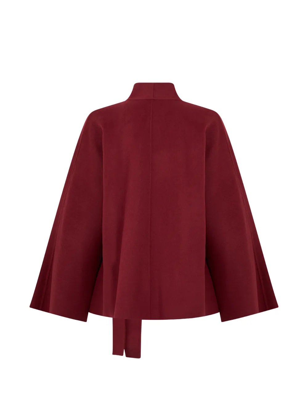 Max Mara Wollen zijden en kasjmier jas Rood