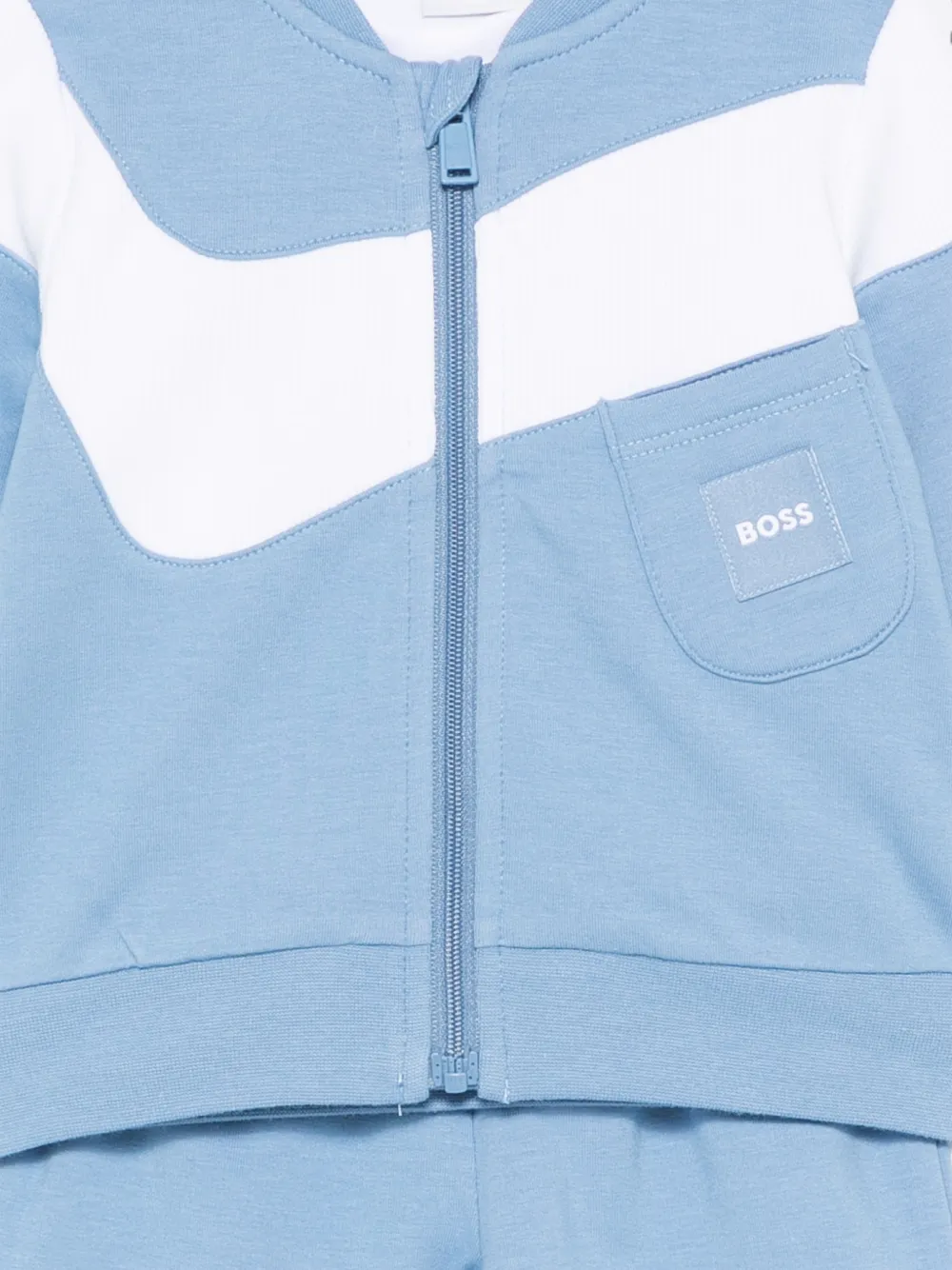 BOSS Kidswear Driedelig trainingspak Blauw
