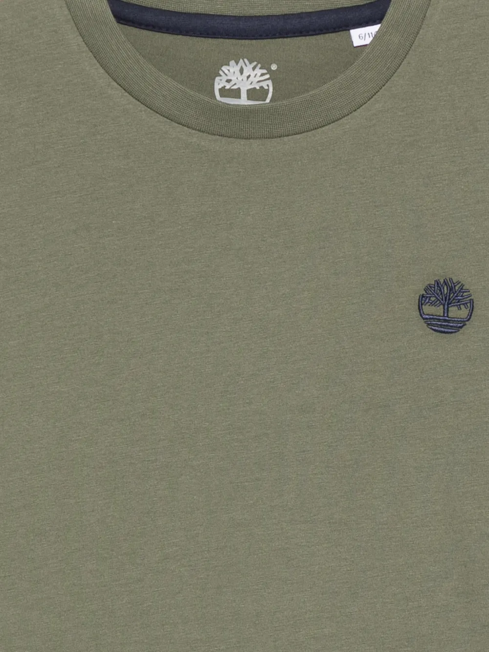 Timberland Kids Top met geborduurd logo en lange mouwen Groen