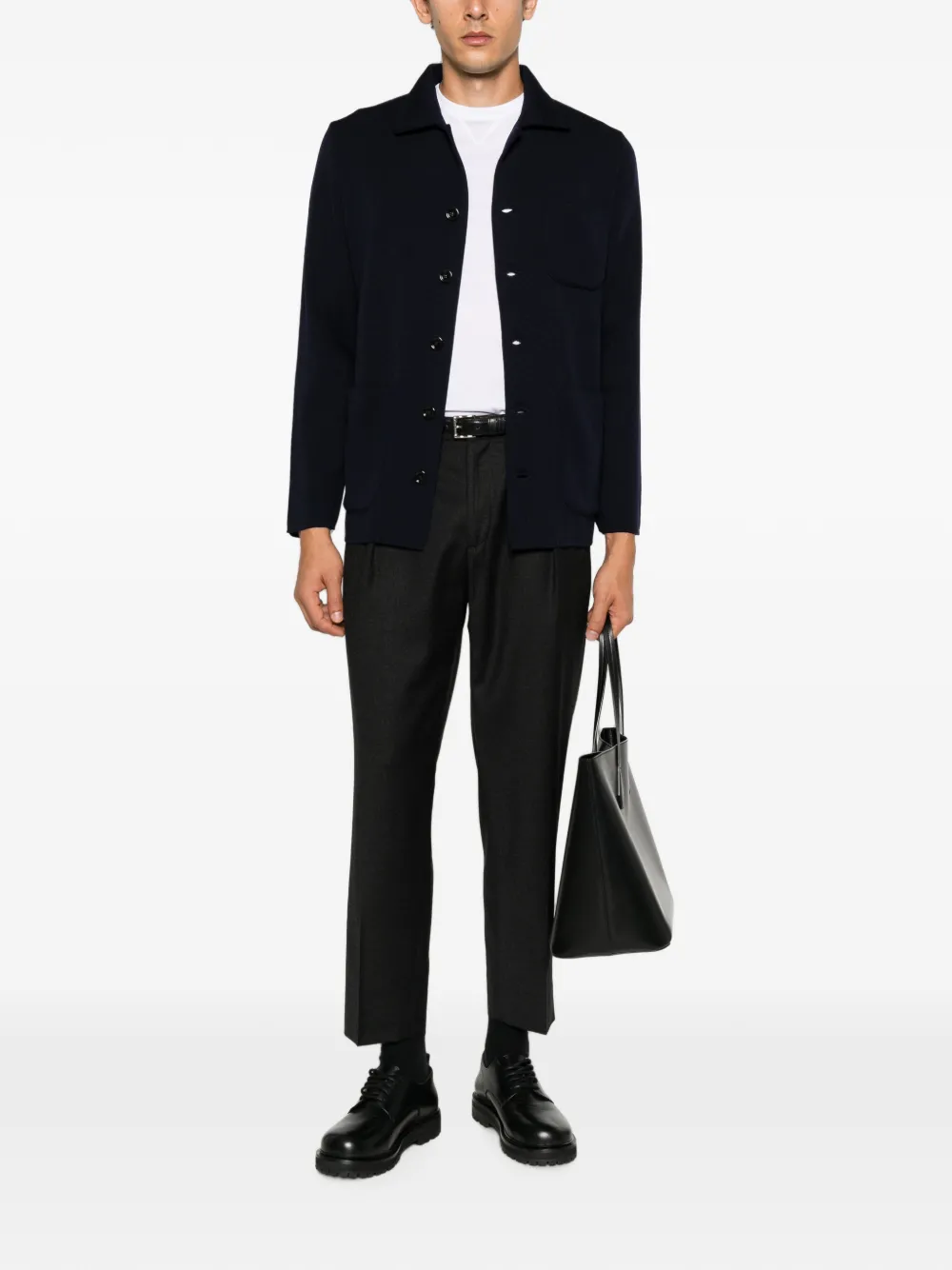 Briglia 1949 Portobello slim-fit broek Zwart