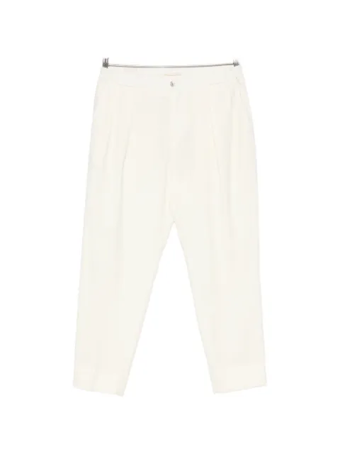 Briglia 1949 pleated-detail cropped trousers