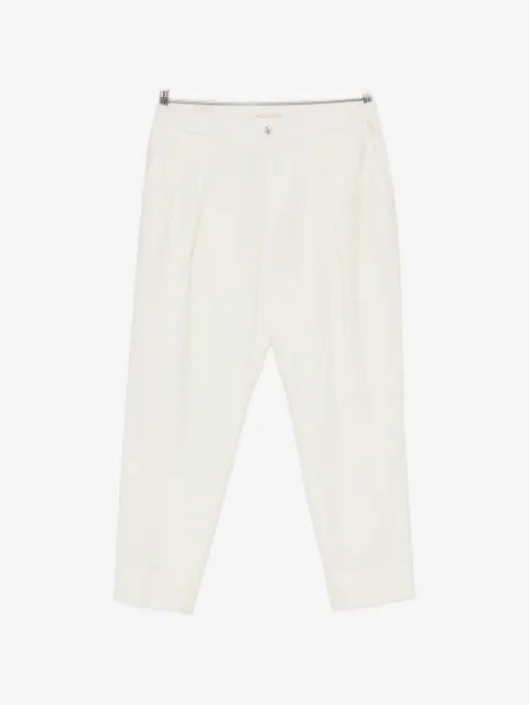 Briglia 1949 pleated-detail cropped trousers