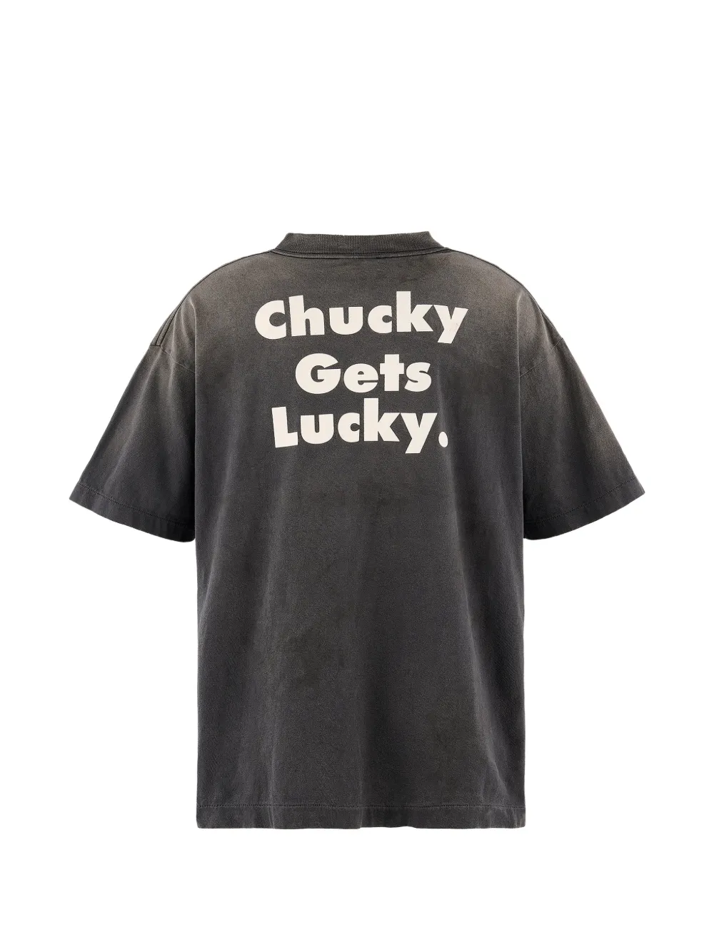 SAINT MXXXXXX x Cky Bride of Chucky T-shirt met print Zwart
