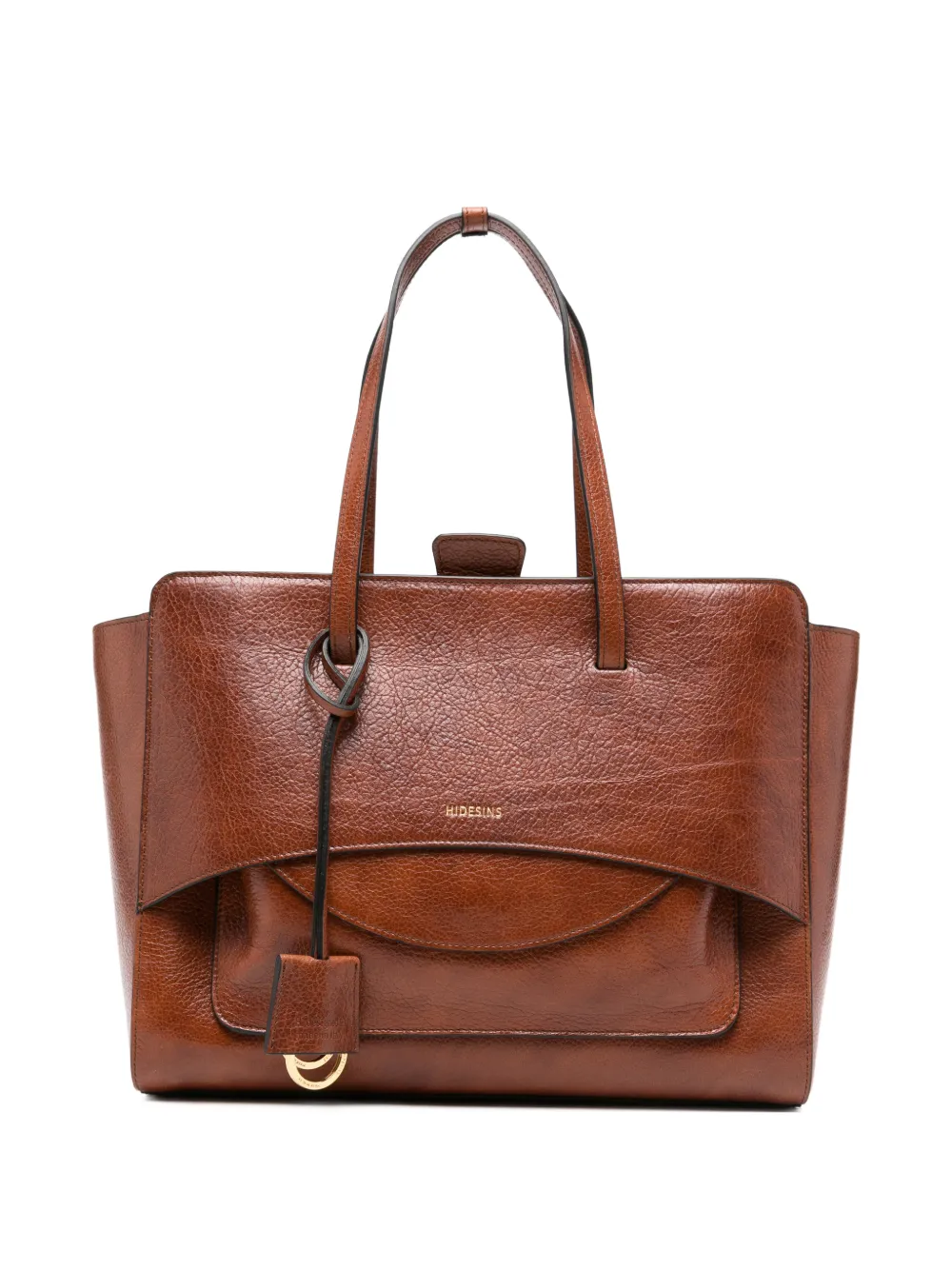HIDESINS grained leather tote bag · OS