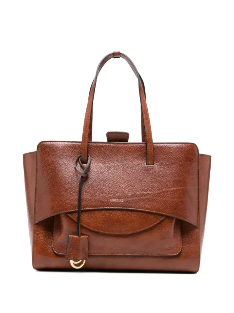 HIDESINS grained leather tote bag