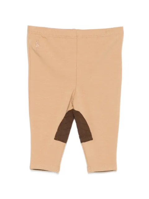 POLO RALPH LAUREN KIDS leggings de montar con parches acolchados
