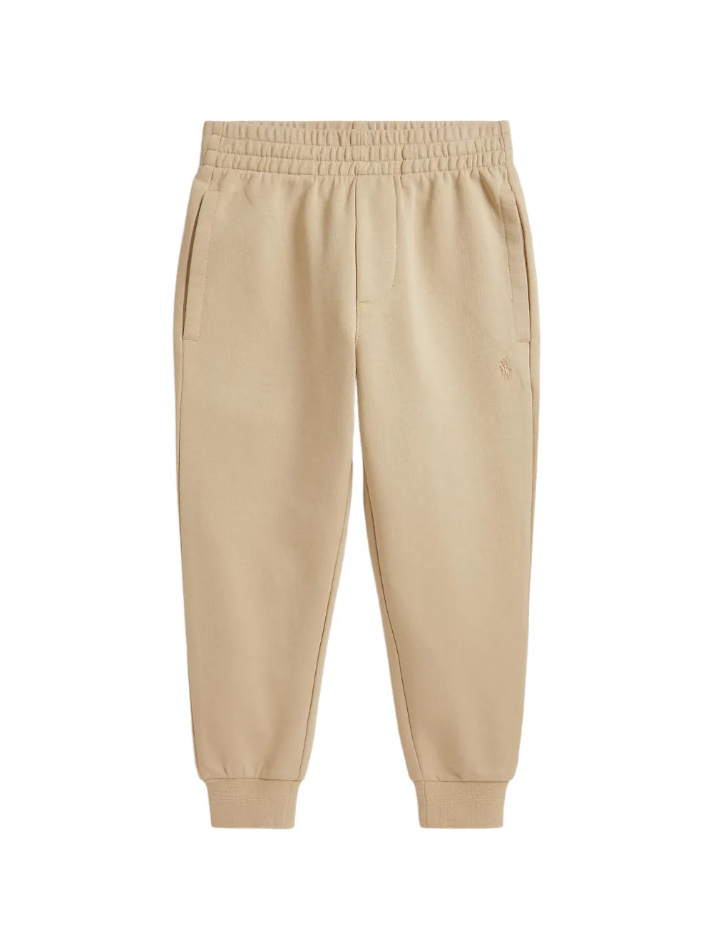 POLO RALPH LAUREN KIDS logo-embroidered elasticated-waist track pants - Toni neutri