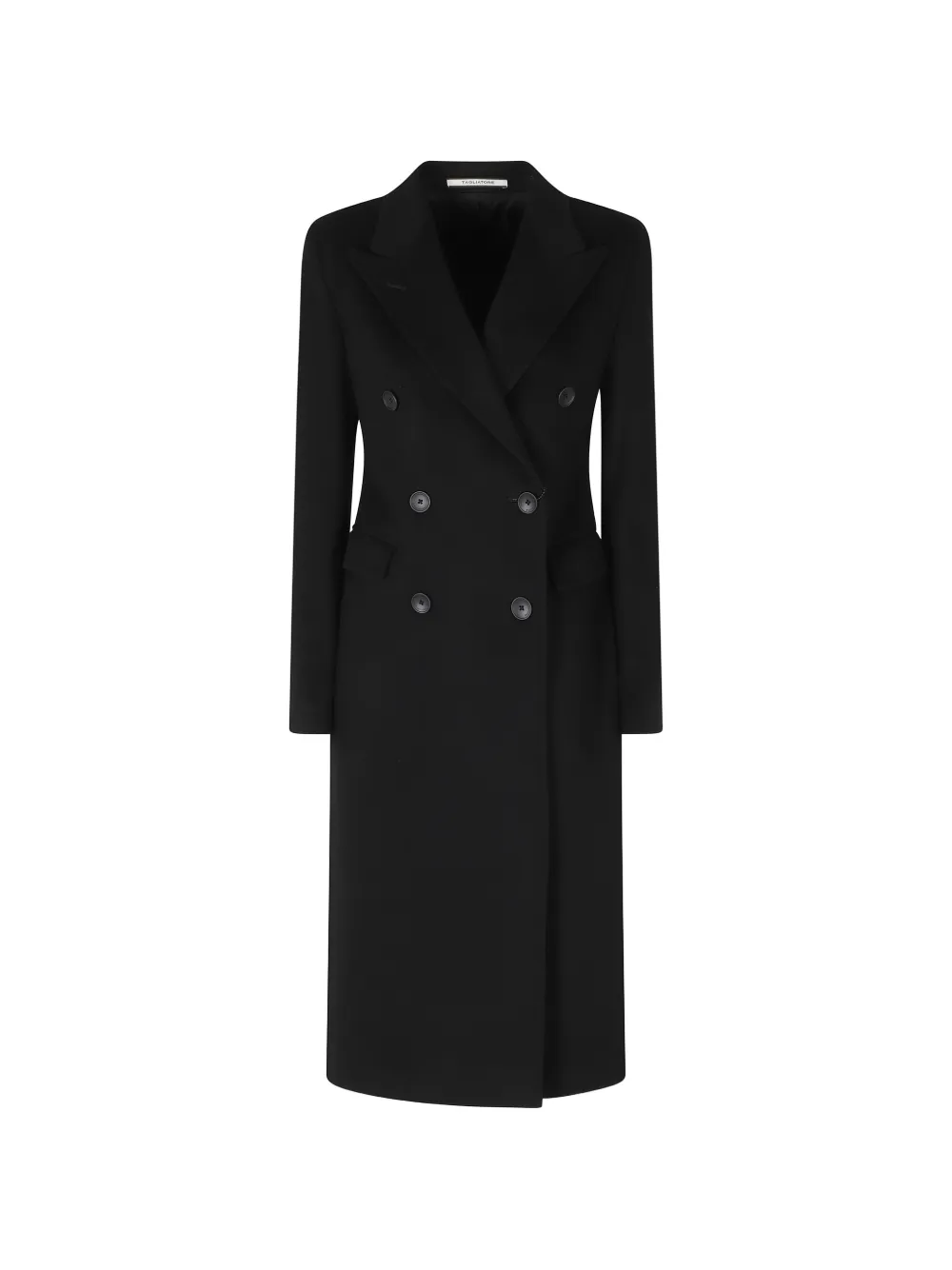 Tagliatore Meriel double-breasted cashmere maxi coat - Nero
