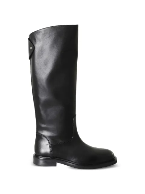POEVE Kniehohe Stiefel mit Klettverschluss