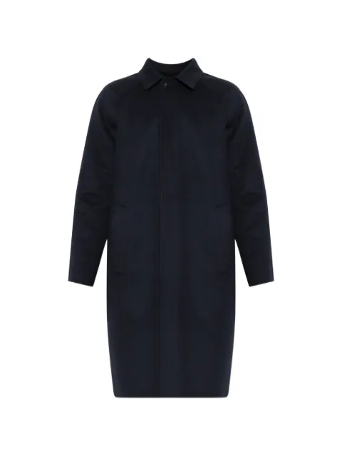 Kiton single-vent cashmere coat