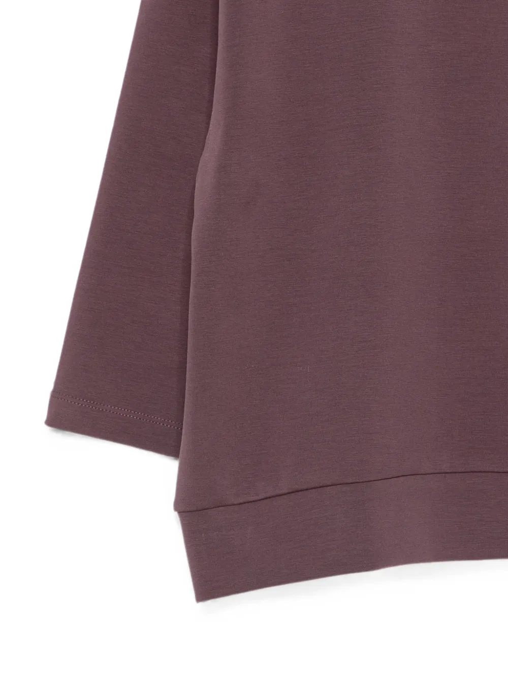 Douuod Kids Sweater met logo-reliëf en verlaagde schouders Paars