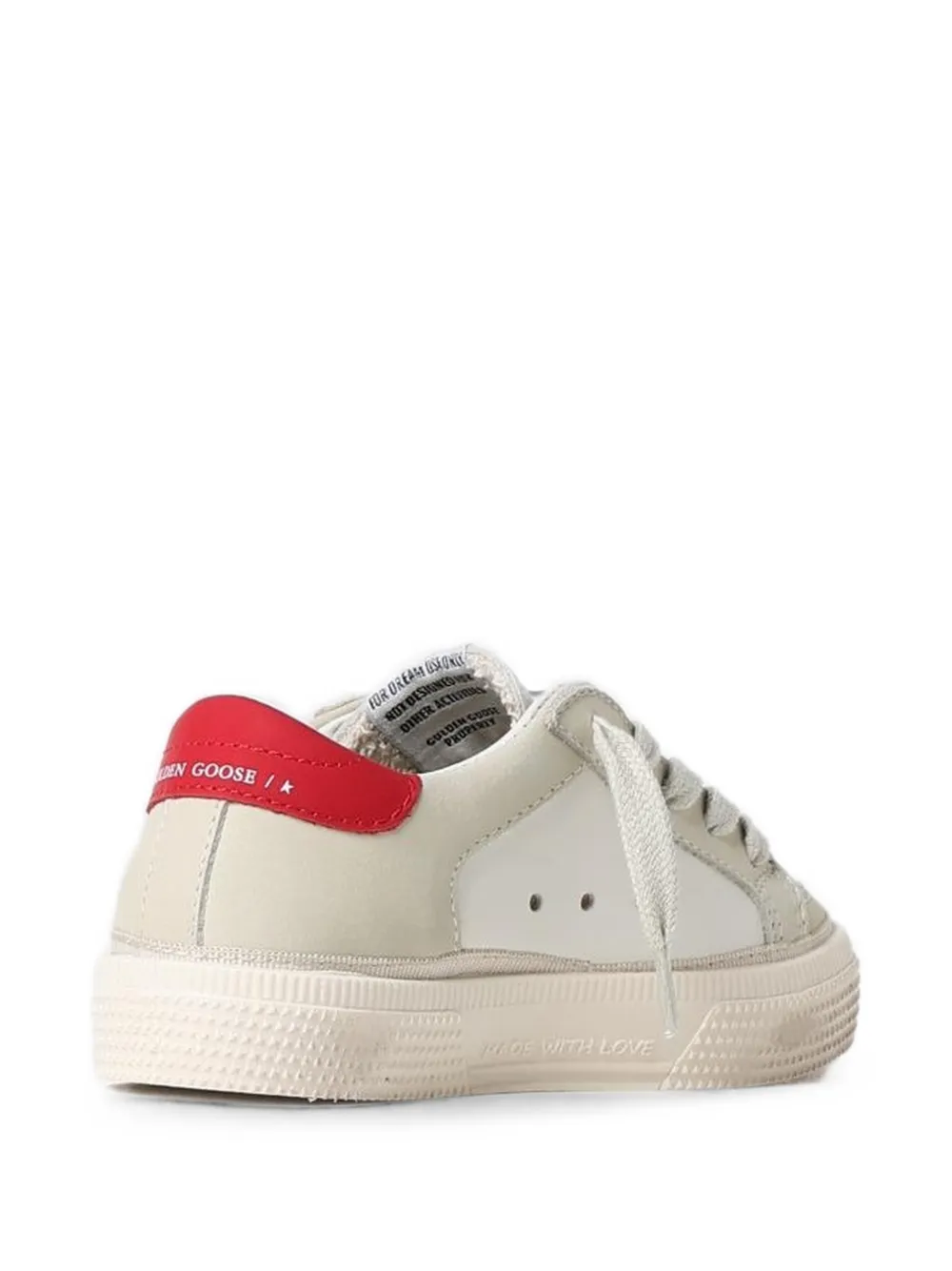 Golden Goose Kids May star-patch sneakers Wit