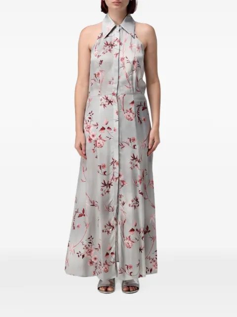 CRIDA Campanula floral-print maxi dress