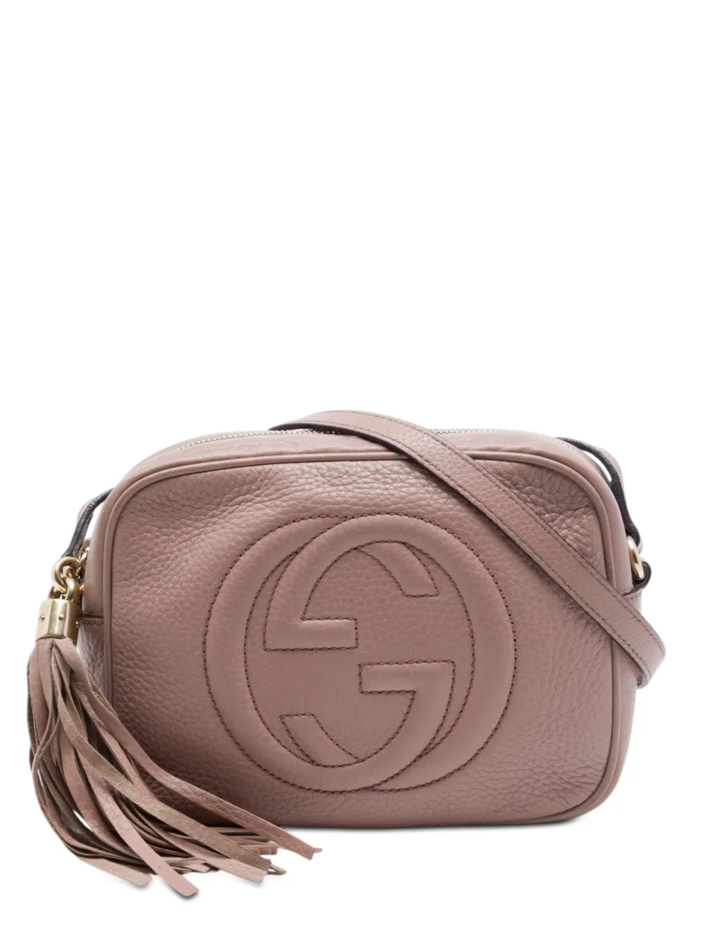 Gucci Pre-Owned 2016-2026 Leather Soho Disco crossbody bag - Braun