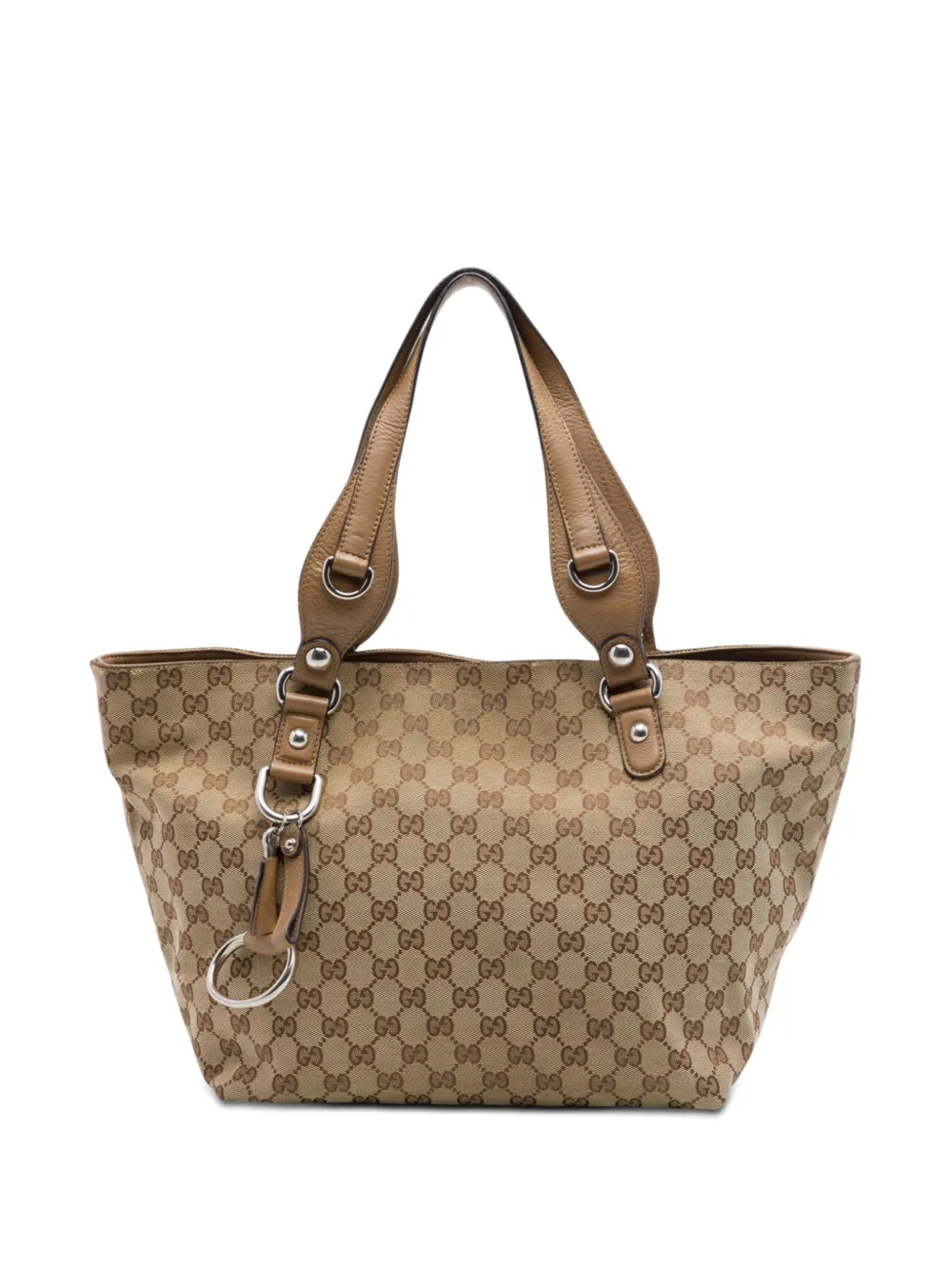 Gucci Pre-Owned 2016-2026 GG Canvas Icon Bit tote bag - Nude