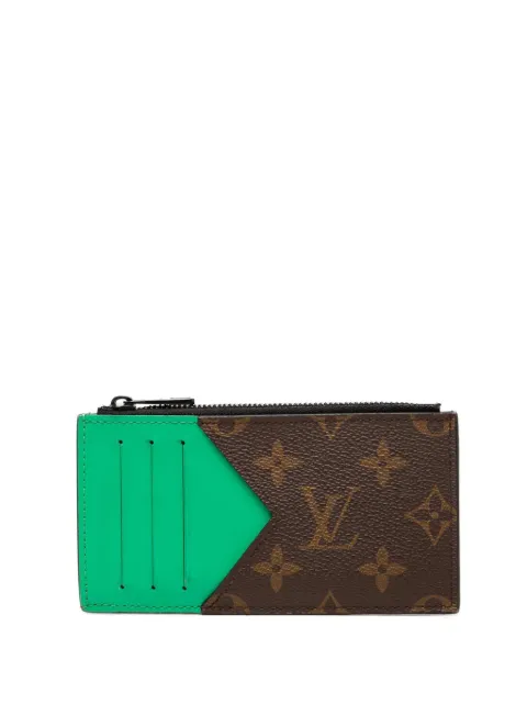 Louis Vuitton Pre-Owned 2010-2026 Monogram Macassar Card Holder coin pouch