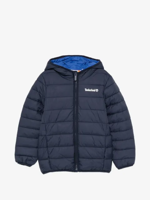 Timberland Kids chaqueta con capucha y logo