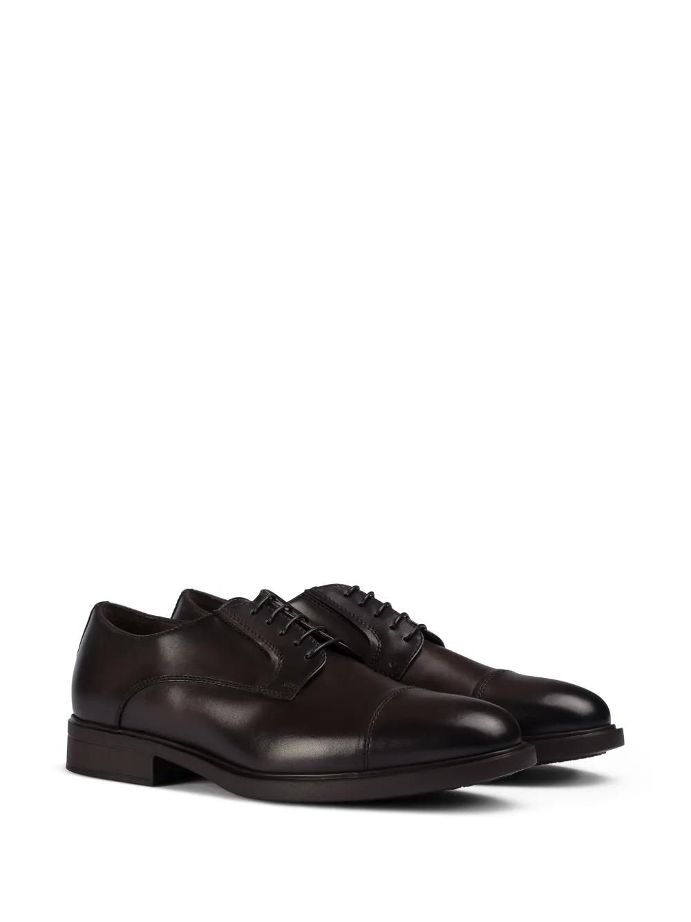Doucal's cap-toe lace-up Derby shoes Bruin