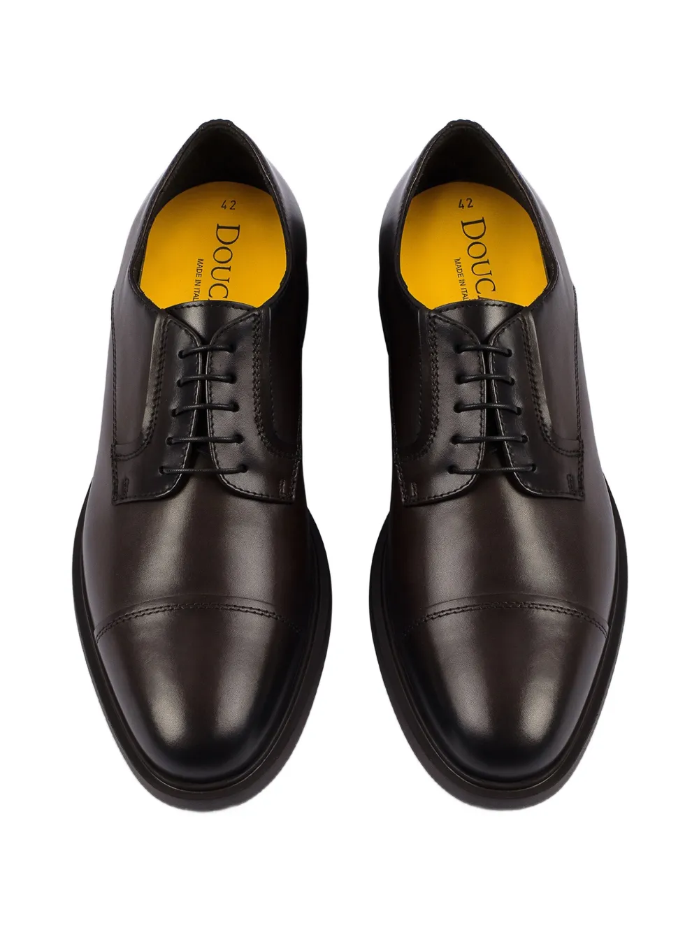 Doucal's cap-toe lace-up Derby shoes Bruin
