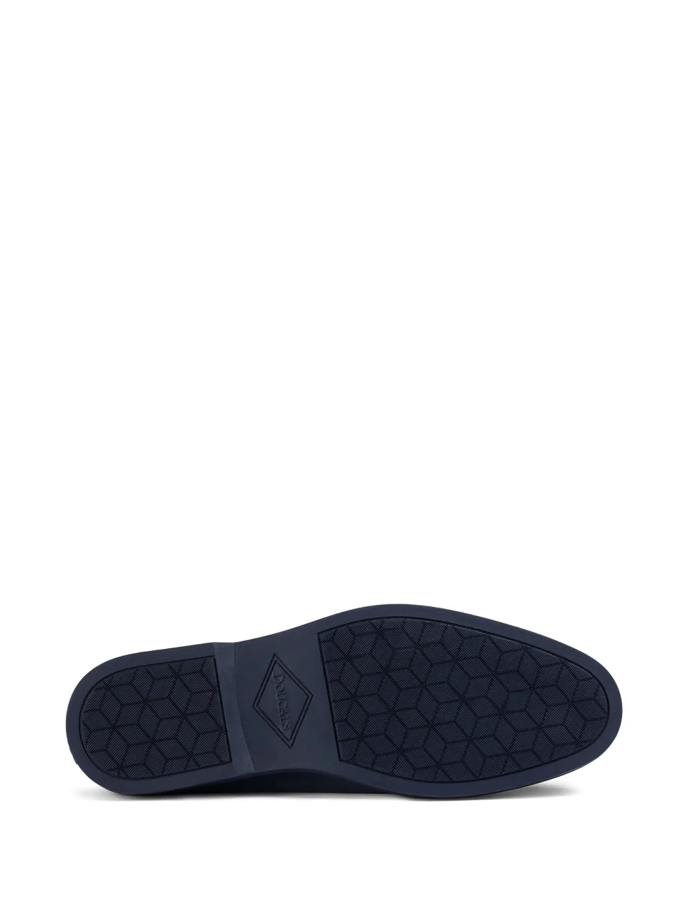 Doucal's suede apron-toe loafers shoes Blauw