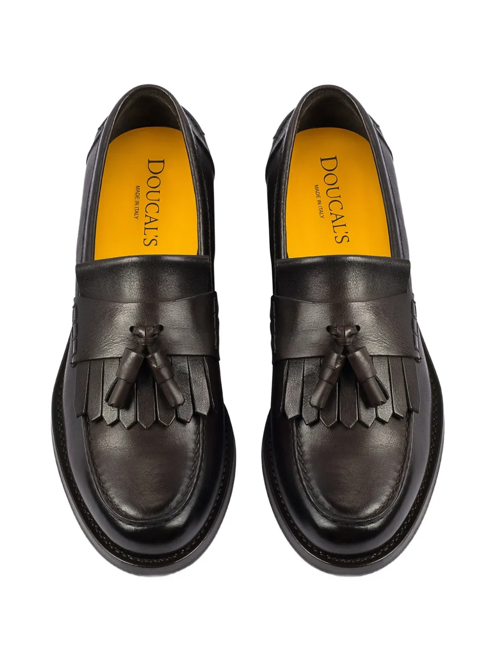 Doucal's tassel fringe loafers Bruin