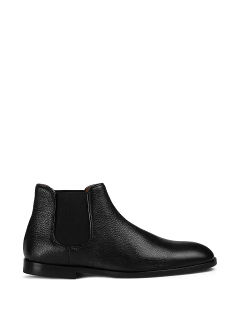 Doucal's grained leather Chelsea boots